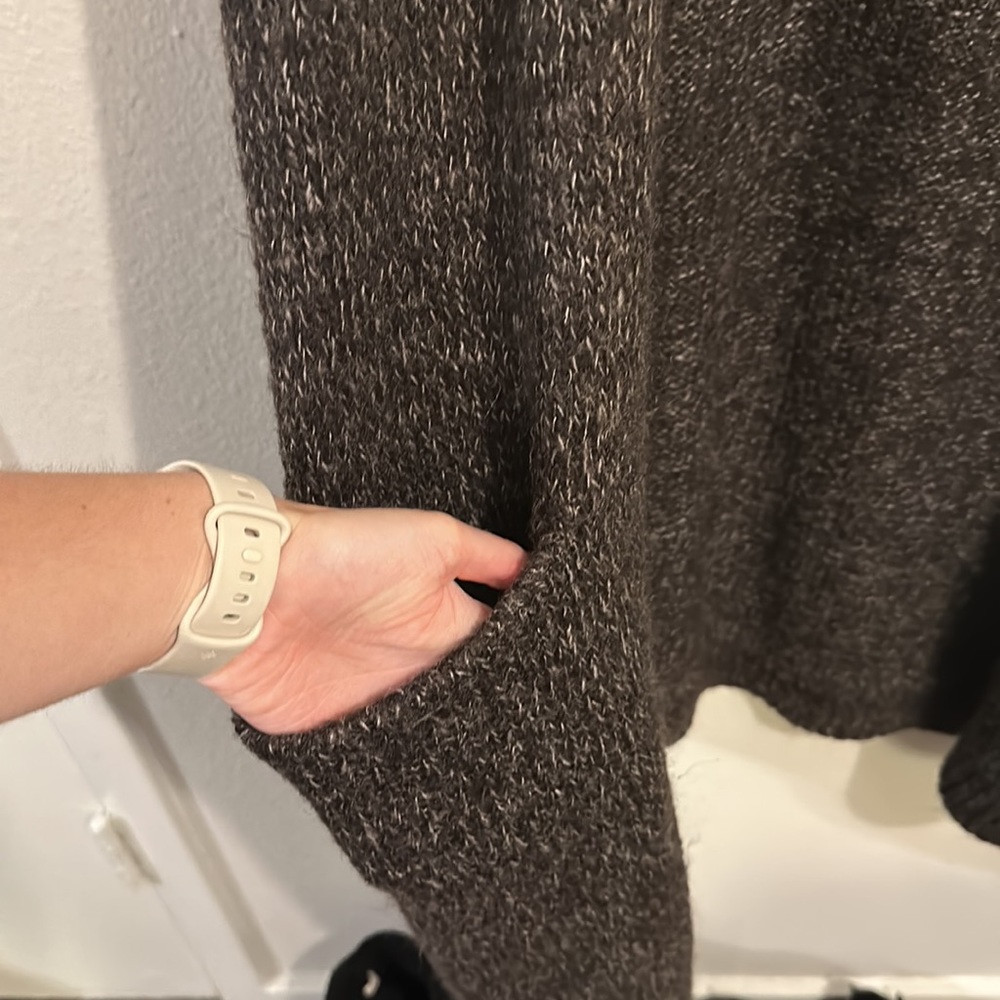H&M Brown Open-Front Cardigan - Picture 3 of 4